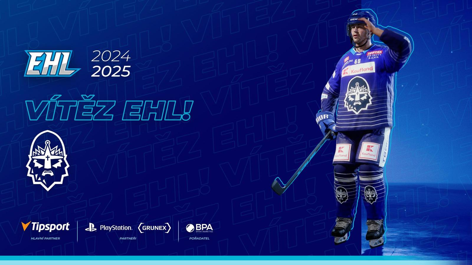 Rytíři Kladno jsou podruhé v řadě mistry